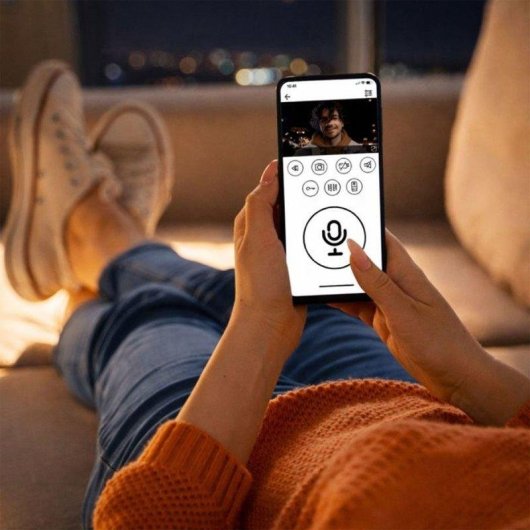 Video-Türsprechanlage WiFi SCS SENTINEL Heyview Bildschirm 7” 1024x600 Nachtsicht