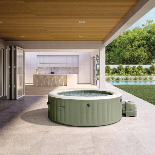 Spa gonflable Intex PureSpa Olive 1,96 m 4 pers. 120 jets Fibertech 2200 W