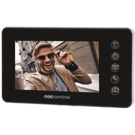 Videocitofono SCS SENTINEL Visiofirst Schermo 4,3” 2 Fili Visione Notturna IP44