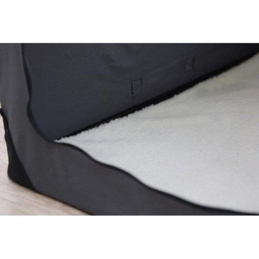 Caixa de transporte para cão Kerbl Journey dobrável 81x58x58 cm estrutura metálica