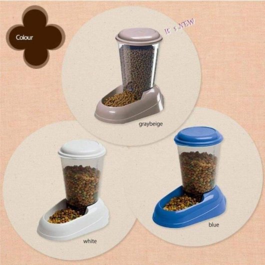 Distributore di mangime Ferplast Zenith 3L per gatti e cani piccoli