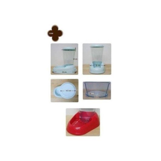 Dispensador de agua Ferplast Nadir 3 L para gatos y perros base antideslizante
