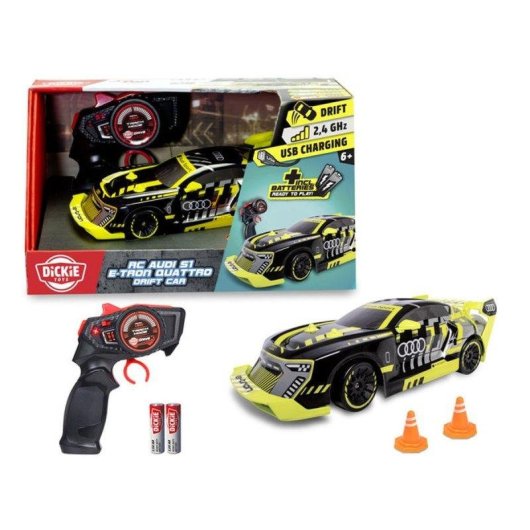 RC Auto Dickie Toys Audi S1 e-tron Quattro 1:24 4x4 2.4 GHz Drift USB