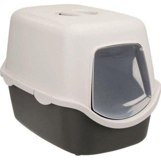 Trixie Vico Geschlossene Katzentoilette mit abnehmbarem Deckel und Aktivkohlefilter