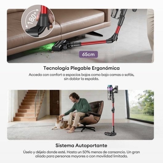 Akku Staubsauger Ultenic 76000Pa 80 Minuten Anti-Verheddern Tierhaare