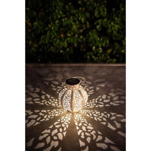 Farol Solar Vintage Galix Metal Beige 10 Lm IP44