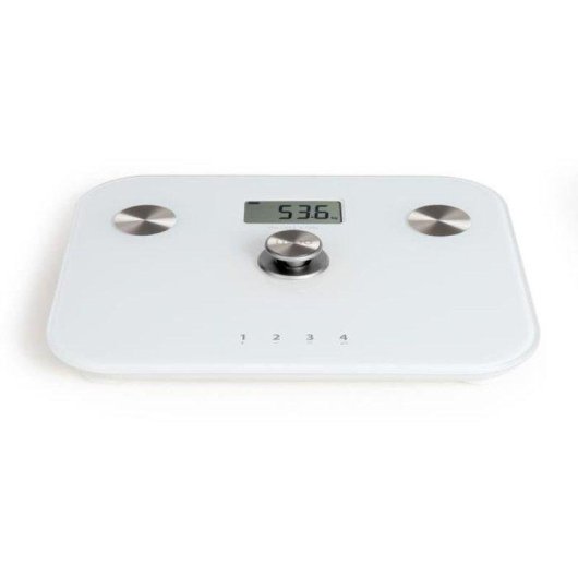 Báscula de bioimpedancia Livoo DOM465W Hasta 150 kg 6 parámetros Apagado automático LCD