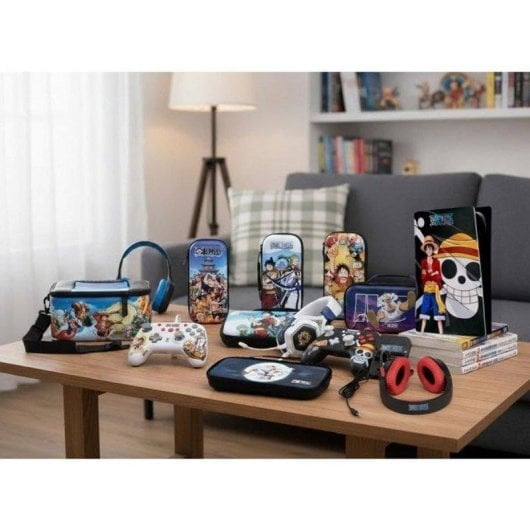 Funda Konix One Piece Luffy Gear 5 Nintendo Switch 2/Switch/OLED