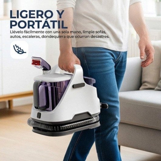 Aspirapolvere Multifunzionale Welltin ROUNY-U2 650W 12kPa 1400ml Doppio Serbatoio