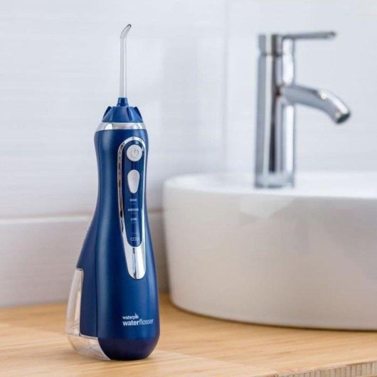Idropulsori Waterpik WP-583 Tecnologia Ioni Litio 3 Livelli di Pressione 4 Ugelli