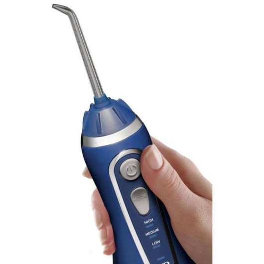 Idropulsori Waterpik WP-583 Tecnologia Ioni Litio 3 Livelli di Pressione 4 Ugelli