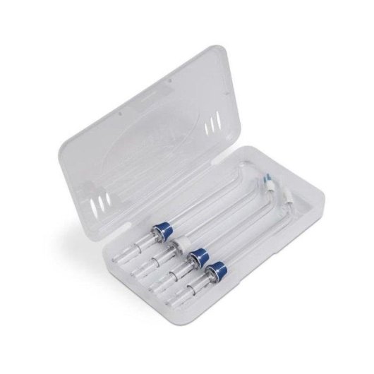 Idropulsori Waterpik WP-583 Tecnologia Ioni Litio 3 Livelli di Pressione 4 Ugelli