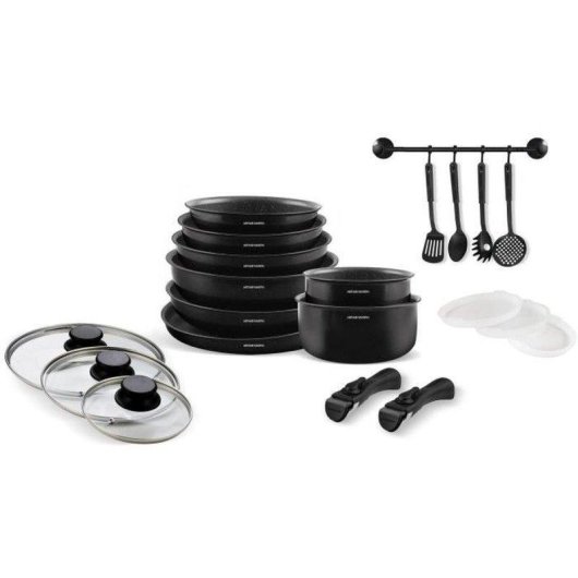 Juego de cocina Arthur Martin AM558 20 piezas aluminio antiadherente