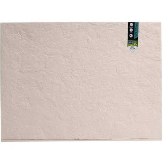 Jardinière EDA Volcania 46 L Rectangulaire Effet Pierre Beige Calcaire