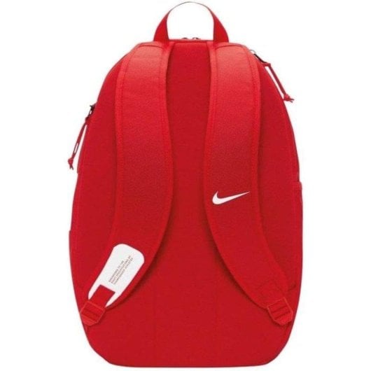 Zaino da Allenamento Nike Academy Team 30L Rosso Storm-FIT con Coperta Impermeabile Rimovibile