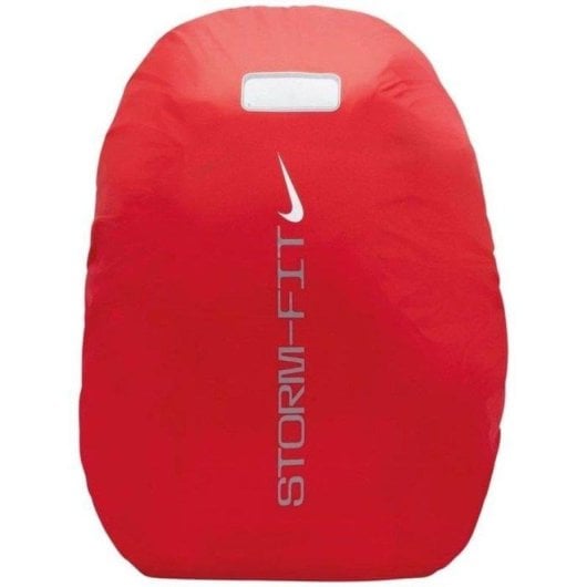 Zaino da Allenamento Nike Academy Team 30L Rosso Storm-FIT con Coperta Impermeabile Rimovibile