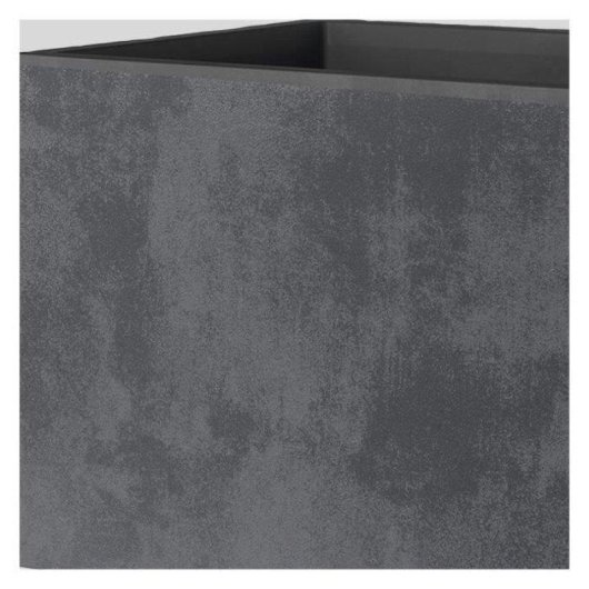 Jardinière Mûr Deroma Muret Millennium R 99x39 cm Anthracite 97L