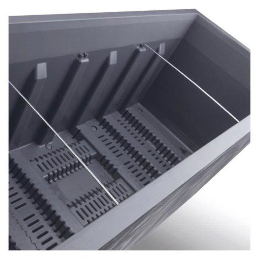 Jardinière Mûr Deroma Muret Millennium R 99x39 cm Anthracite 97L