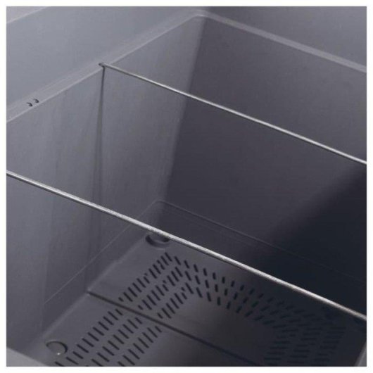Bac à fleurs Deroma Muret Cosmo 78x39 cm Anthracite 74.4L avec réservoir d'eau et roulettes