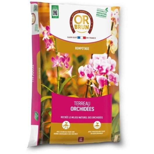 Sustrato para Orquídeas OR BRUN 6 L Biodegradable