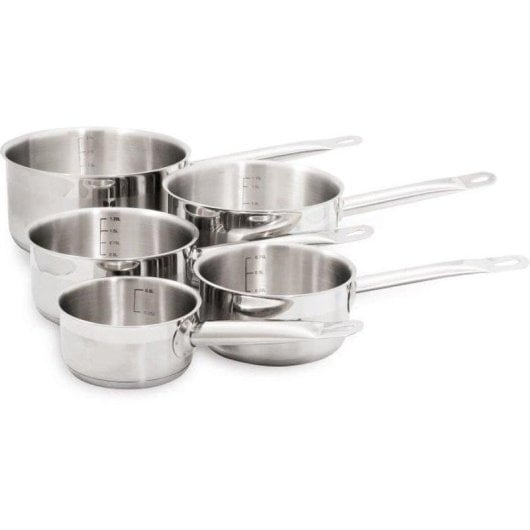 Juego de 5 cacerolas Baumalu Serie 5 acero inoxidable 12-24 cm inducción