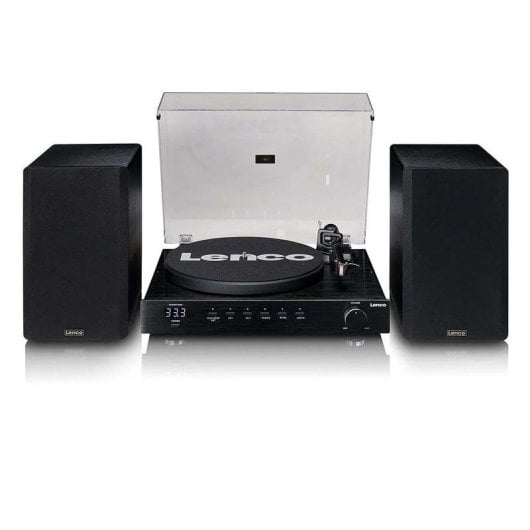 Platina Vinil Lenco LS-700BK Bluetooth 5.2 Amplificador 2x100W RMS