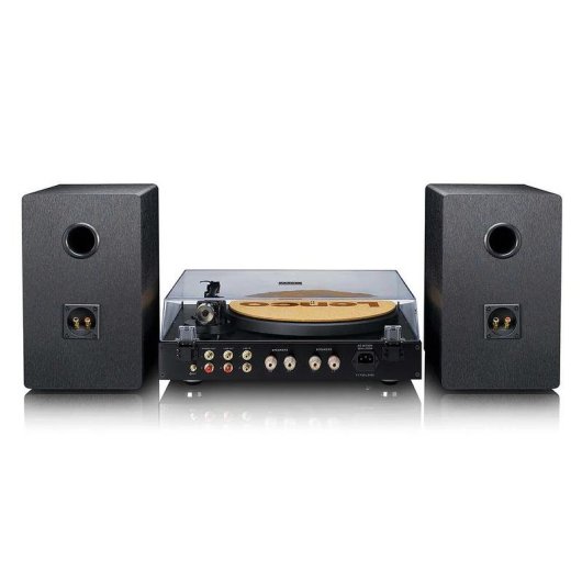 Platina Vinil Lenco LS-700BK Bluetooth 5.2 Amplificador 2x100W RMS