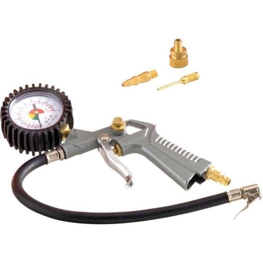 Compressor de Ar Mecafer 24L 2 HP 8 Bar com Rodas e Kit de Acessórios