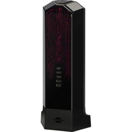 Multiprise Brennenstuhl Gaming Tower 9 prises USB-A USB-C RGB Wi-Fi