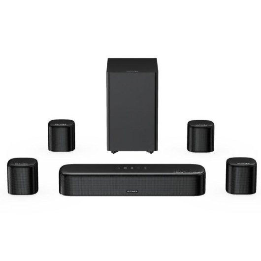 Barra de Sonido Ultimea Aura S5T 7.1 420W Bluetooth HDMI eARC Dolby Atmos
