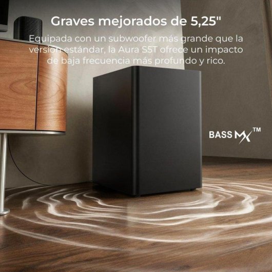 Barra de Sonido Ultimea Aura S5T 7.1 420W Bluetooth HDMI eARC Dolby Atmos