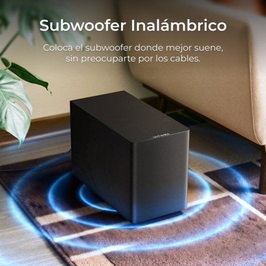 Soundbar Ultimea Poseidon M70 3.1.2 Kanäle 150W Bluetooth Subwoofer Kabellos Dolby Atmos