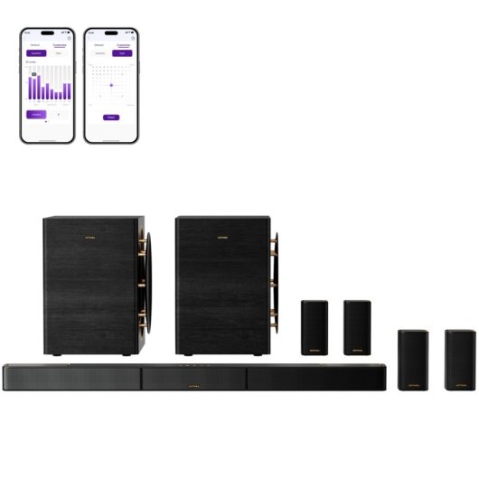 Ultimea Skywave Series Sistema de Cine en Casa 9.2.6 con Dolby Atmos y Surround Inalámbrico