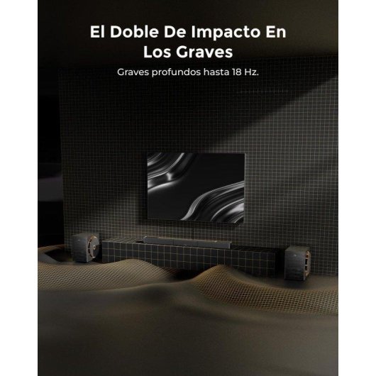 Barra de Sonido Ultimea Skywave X100 Dual 9.2.6 2000W THX CineMesh Dolby Atmos
