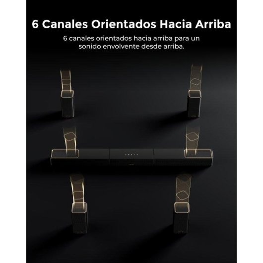 Barra de Sonido Ultimea Skywave X100 Dual 9.2.6 2000W THX CineMesh Dolby Atmos