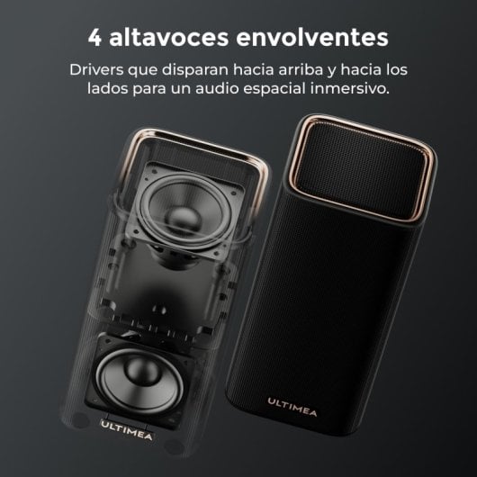 Ultimea Skywave Series Sistema de Cine en Casa 9.2.6 con Dolby Atmos y Surround Inalámbrico
