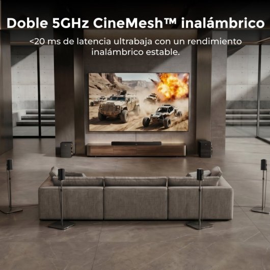 Ultimea Skywave X100 Dual Sistema de Sonido Surround Inalámbrico 9.2.6 Ajustado THX con Dolby Atmos