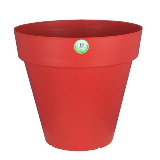 Macetero redondo Riviera Soleilla Granate 59 cm 85 L Polipropileno