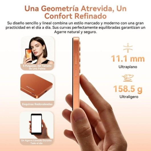 Blackview Wave 2C 4G 3GB 32GB 5" Naranja