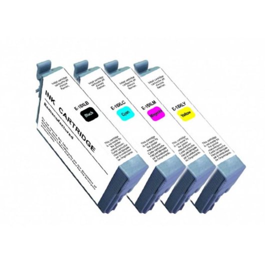 Pack de cartouches d'encre UPrint E-18XL compatible Epson T181 CMYK