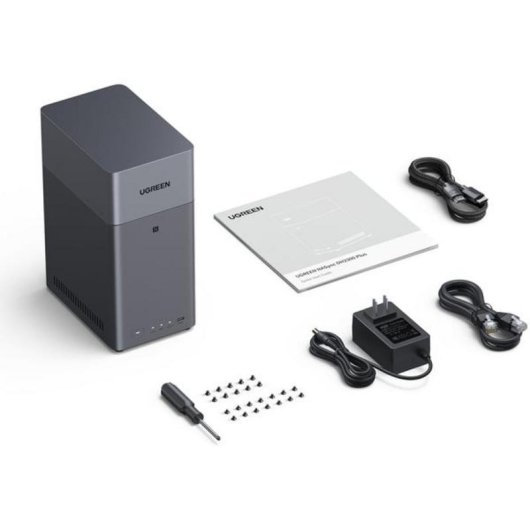 NAS UGREEN 2 bahías 7,8TB 4GB RAM HDMI USB-C RAID 0/1 JBOD compacto