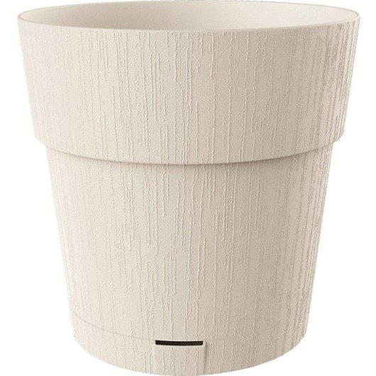 Macetero Stefanplast Ethica Blanco Ø40 Cm, 2 L con Depósito de Agua