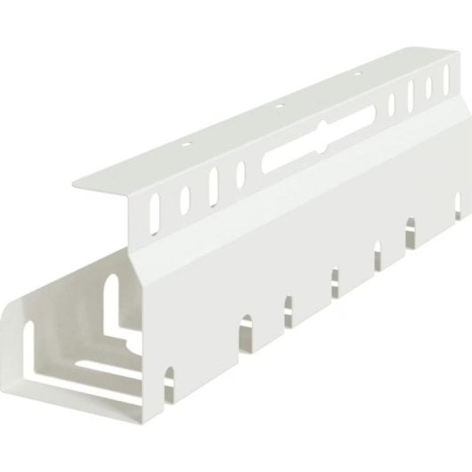 Bandeja de gestión de cables vidaXL acero blanco 43 x 9 x 11,5 cm