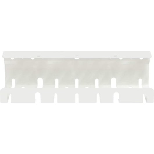 Bandeja de gestión de cables vidaXL acero blanco 43 x 9 x 11,5 cm