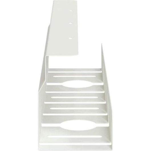 Bandeja de gestión de cables vidaXL acero blanco 43 x 9 x 11,5 cm