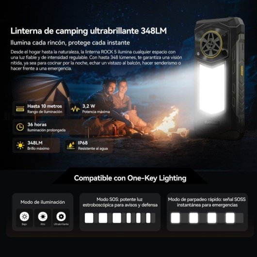 Blackview Rock 5 4G 12GB 256GB 6.78" Noir