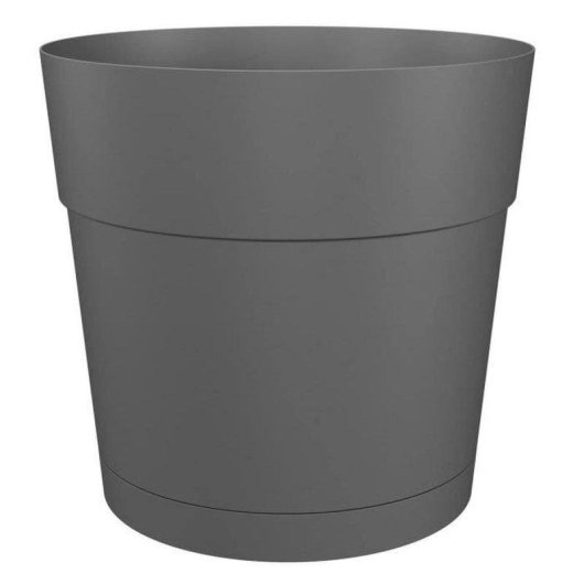 Maceta Autorriego Artevasi Capri Large 30 cm Gris Antracita