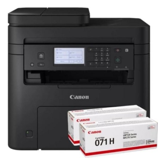 Canon i-SENSYS MF275dw Multifunción Láser Mono Fax Dúplex WiFi Todo-en-Uno Seguridad avanzada