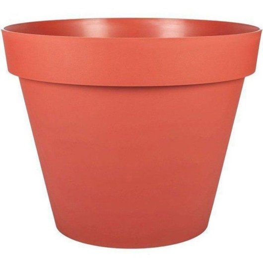 Macetero Redondo EDA Toscane 10 L Polipropileno Naranja