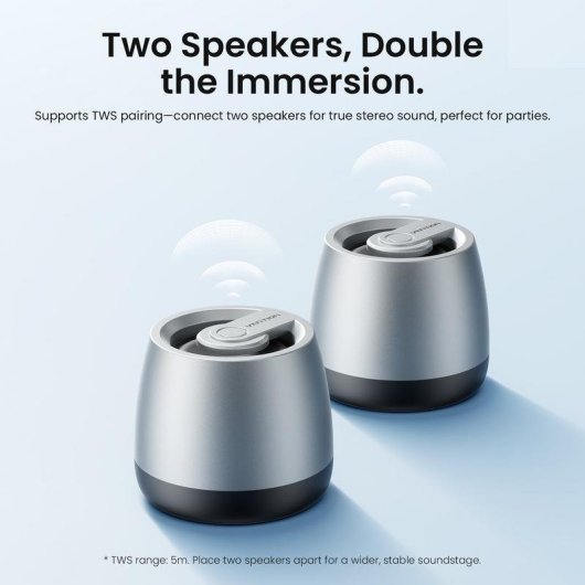Altavoces Vention Bluetooth de bureau sans fil 5W avec batterie 8h